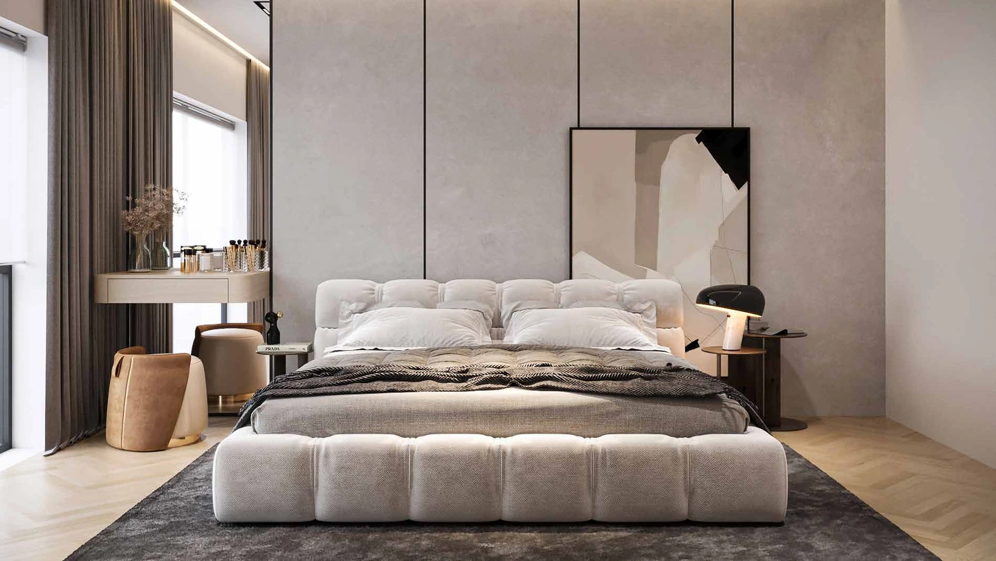 Hillside Residences bedroom — developer artist’s impression